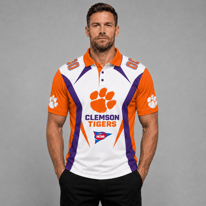 [FAN FAVORITE] NEW CUSTOMIZED NCAA FBS07 CST CLEMSON TIGERS POLO SHIRT, ZIP POLO SHIRT, HOODIE, ZIP HOODIE, T-SHIRT & SWEATSHIRT
