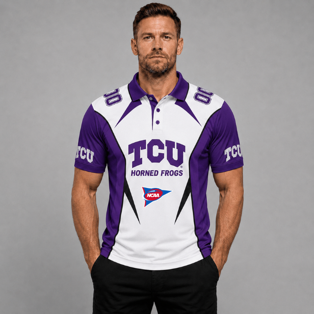 [FAN FAVORITE] NEW CUSTOMIZED NCAA FBS09 THF TCU HORNED FROGS POLO SHIRT, ZIP POLO SHIRT, HOODIE, ZIP HOODIE, T-SHIRT & SWEATSHIRT