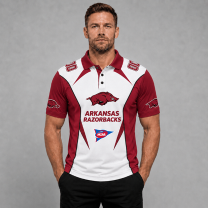 [FAN FAVORITE] NEW CUSTOMIZED NCAA FBS12 AKR ARKANSAS RAZORBACKS POLO SHIRT, ZIP POLO SHIRT, HOODIE, ZIP HOODIE, T-SHIRT & SWEATSHIRT