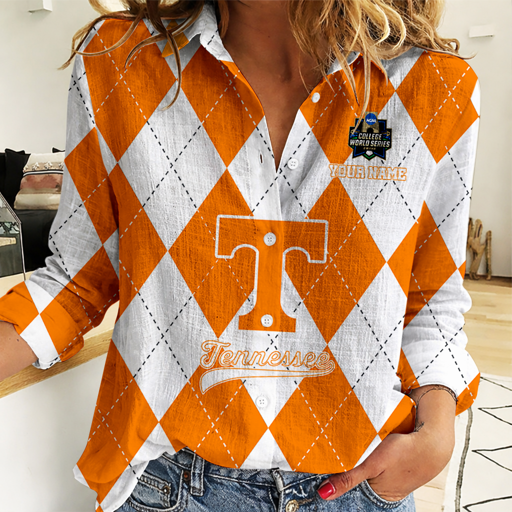 [LIMITED EDITION] NEW CUSTOMIZED | NCAA CWS12 TNV TN VOLUNTEERS WOMEN CASUAL SHIRT FOR FAN