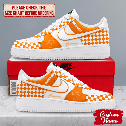 SPECIAL EDITION - NEW CUSTOMIZED NCAA CWS12 TNV TENNESSEE VOLUNTEERS AF1 SHOES