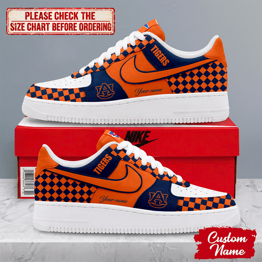 SPECIAL EDITION - NEW CUSTOMIZED NCAA FBS13 ABT AUBURN TIGERS AF1 SHOES
