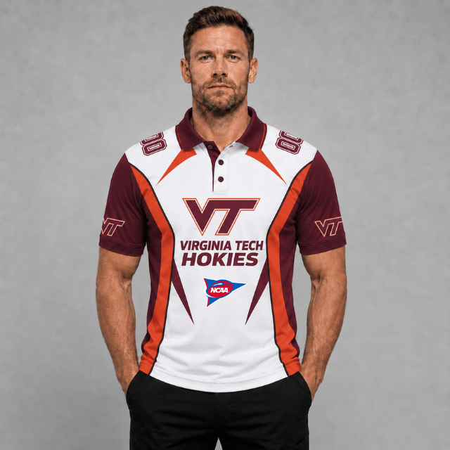[FAN FAVORITE] NEW CUSTOMIZED NCAA FBS15 VTH VIRGINIA TECH HOKIES POLO SHIRT, ZIP POLO SHIRT, HOODIE, ZIP HOODIE, T-SHIRT & SWEATSHIRT