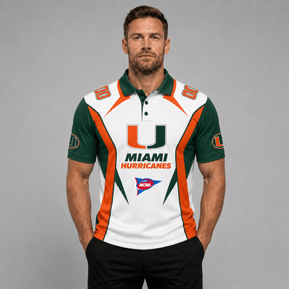 [FAN FAVORITE] NEW CUSTOMIZED NCAA FBS17 MIH MIAMI HURRICANES POLO SHIRT, ZIP POLO SHIRT, HOODIE, ZIP HOODIE, T-SHIRT & SWEATSHIRT