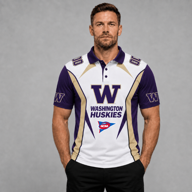 [FAN FAVORITE] NEW CUSTOMIZED NCAA FBS19 WSH WASHINGTON HUSKIES POLO SHIRT, ZIP POLO SHIRT, HOODIE, ZIP HOODIE, T-SHIRT & SWEATSHIRT