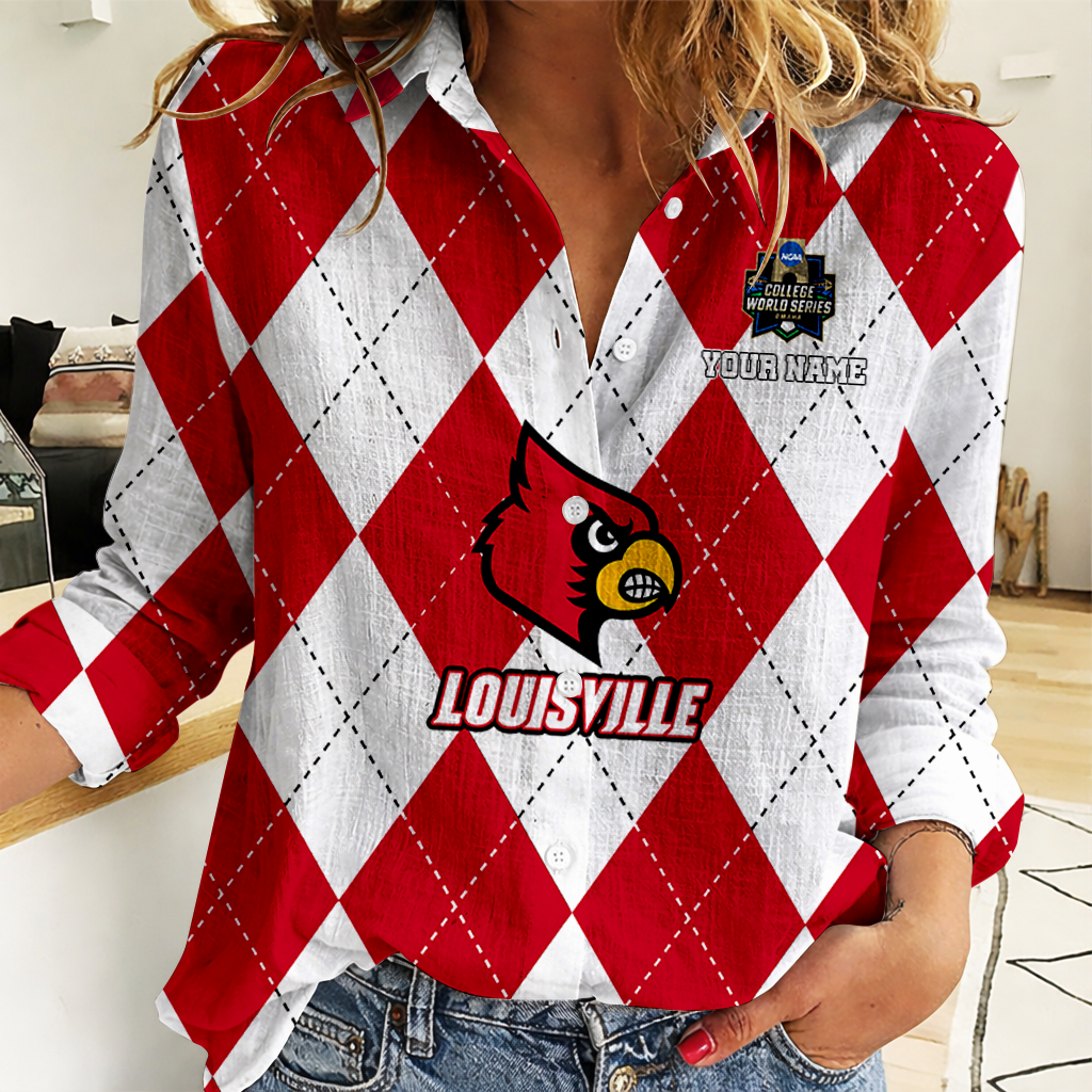 [LIMITED EDITION] NEW CUSTOMIZED | NCAA CWS26 ULC UL CARDINALS WOMEN CASUAL SHIRT FOR FAN