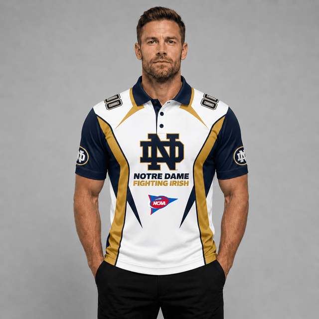 [FAN FAVORITE] NEW CUSTOMIZED NCAA FBS28 NFI NOTRE DAME FIGHTING IRISH POLO SHIRT, ZIP POLO SHIRT, HOODIE, ZIP HOODIE, T-SHIRT & SWEATSHIRT