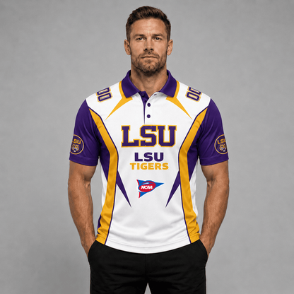 [FAN FAVORITE] NEW CUSTOMIZED NCAA FBS29 LST LSU TIGERS POLO SHIRT, ZIP POLO SHIRT, HOODIE, ZIP HOODIE, T-SHIRT & SWEATSHIRT