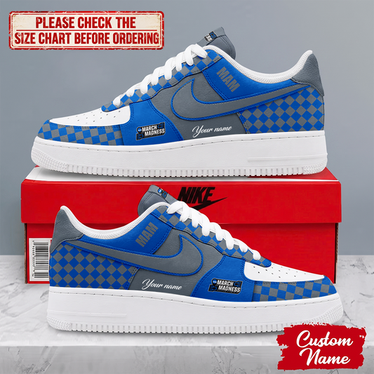 SPECIAL EDITION - NEW CUSTOMIZED NCAA MAM31 MAM MARCH MADNESS AF1 SHOES